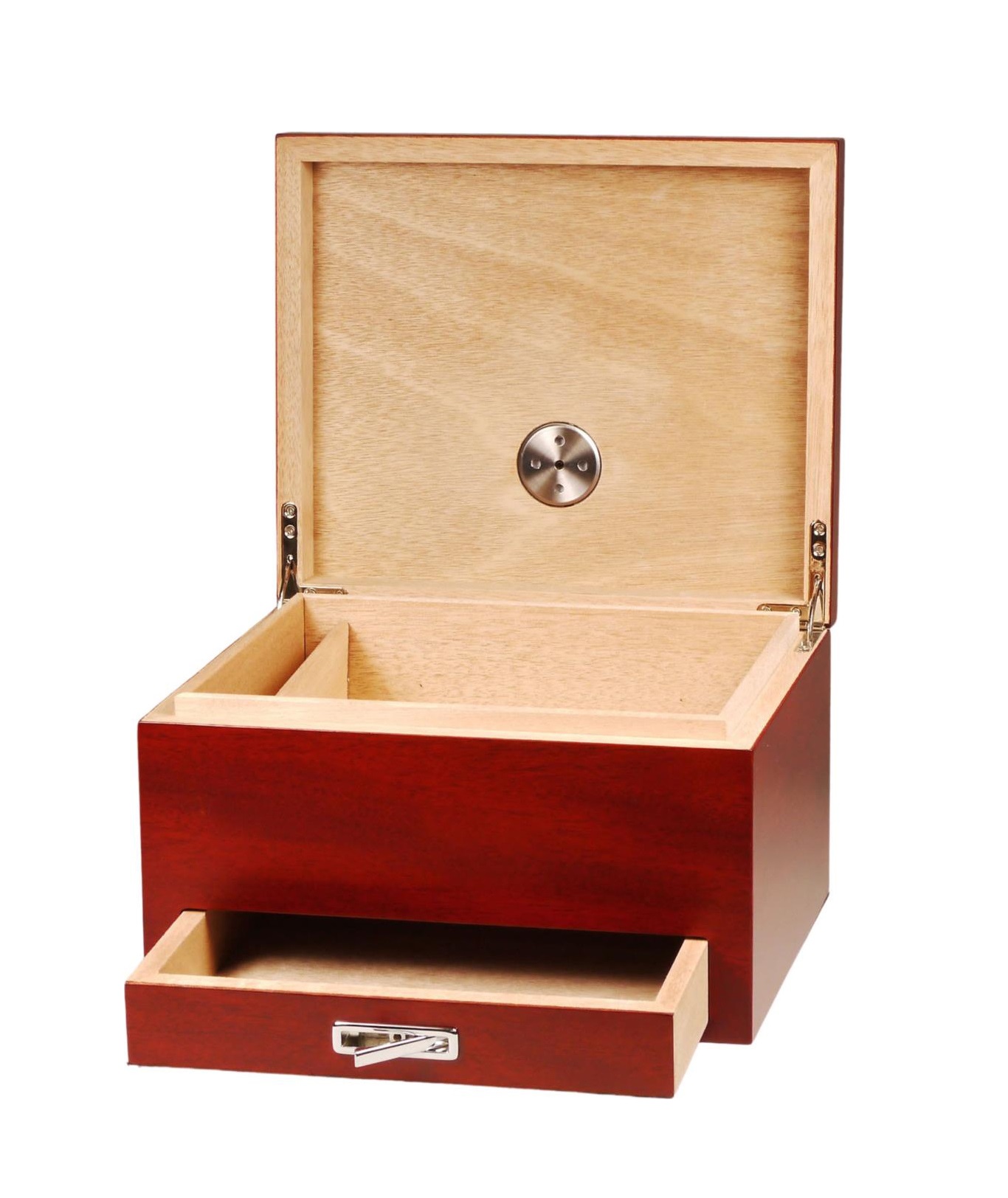 Humidor - Röd/brun med draglåda - 2