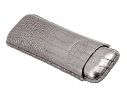 Cigarrfodral i äkta läder 2 cigarrer - Romeo Y Julieta Silver