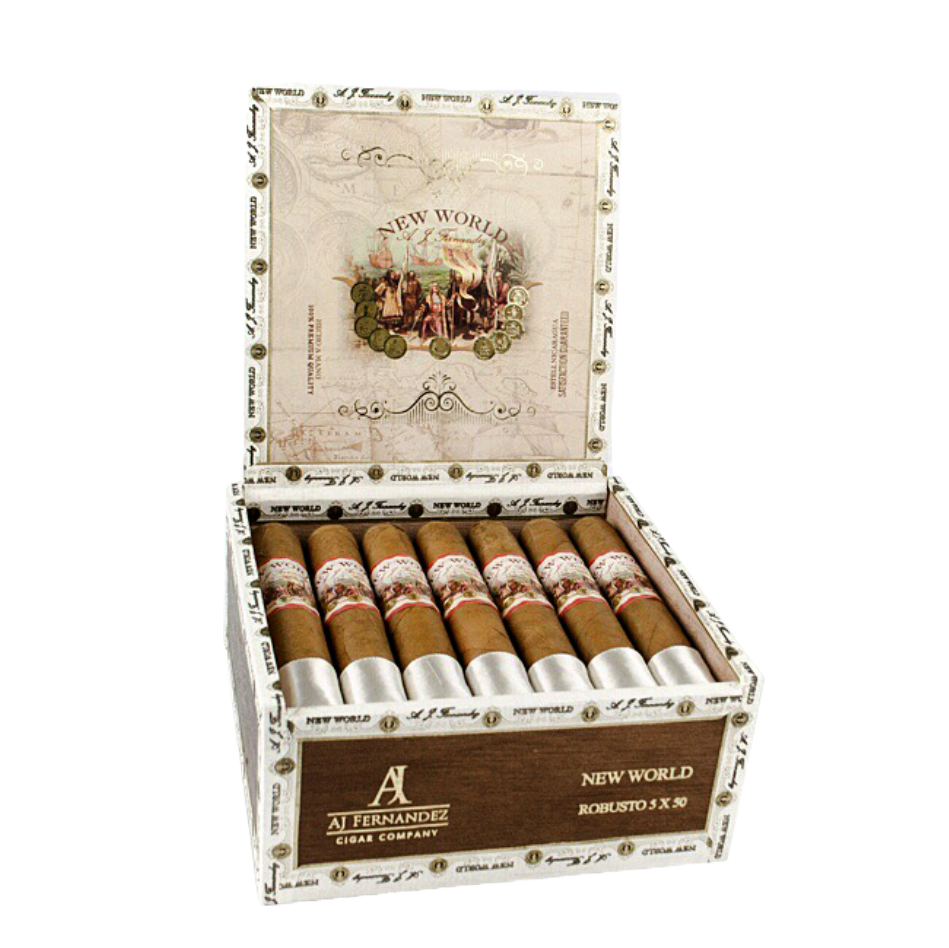 AJ Fernandez New World Connecticut Robusto Open Box 20p