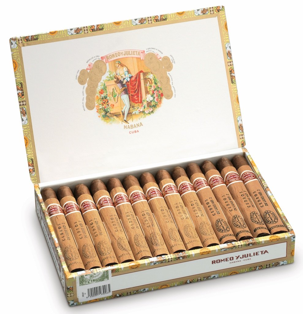 Romeo Y Julieta Cedros De Luxe No. 2 Open Box 25p