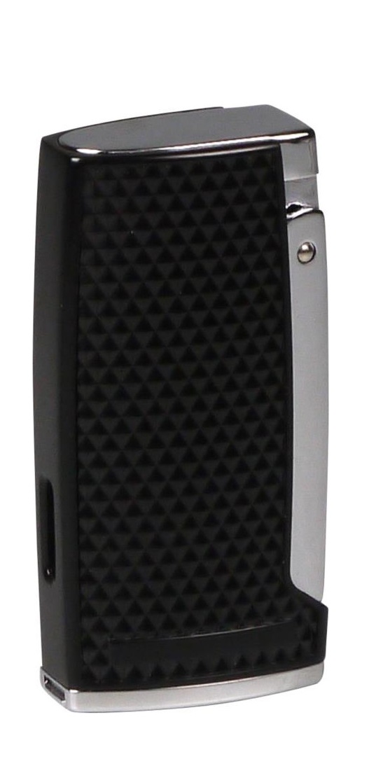 Passatore Jonas III Jet Flame Lighter Black-Chrome