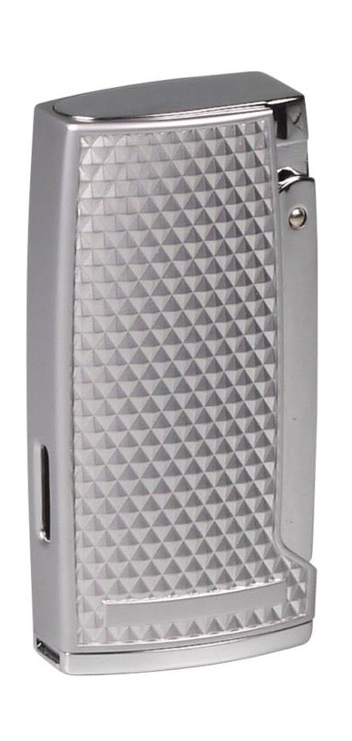 Passatore Jonas III Jet Flame Lighter Silver-Chrome