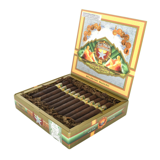 Drew Estate La Vieja Habana Bombero Maduro Toro 20p
