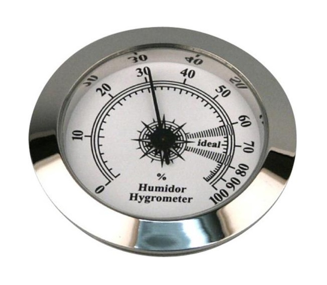 Hygrometer - Chrome - Lisa