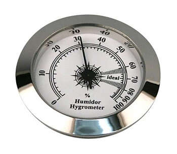 Hygrometer - Chrome - Lisa