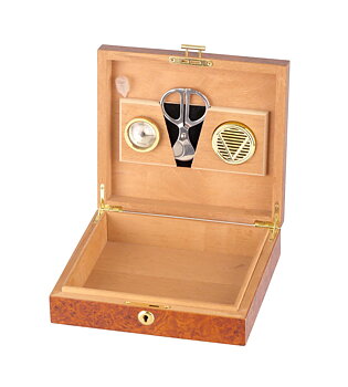 Humidor Burl Wood – Inklusive cigarrsax - 2