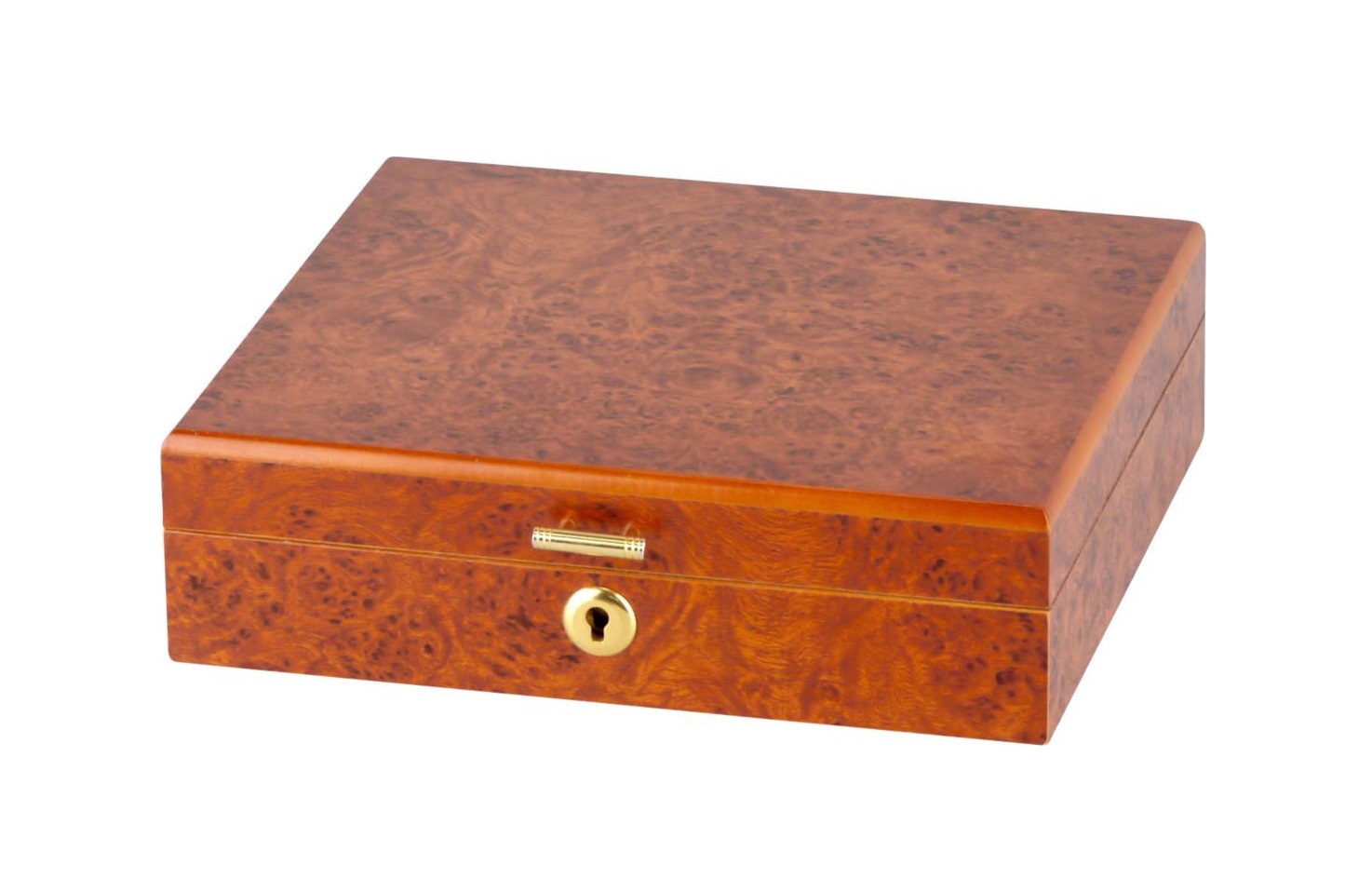 Humidor Burl Wood – Inklusive cigarrsax