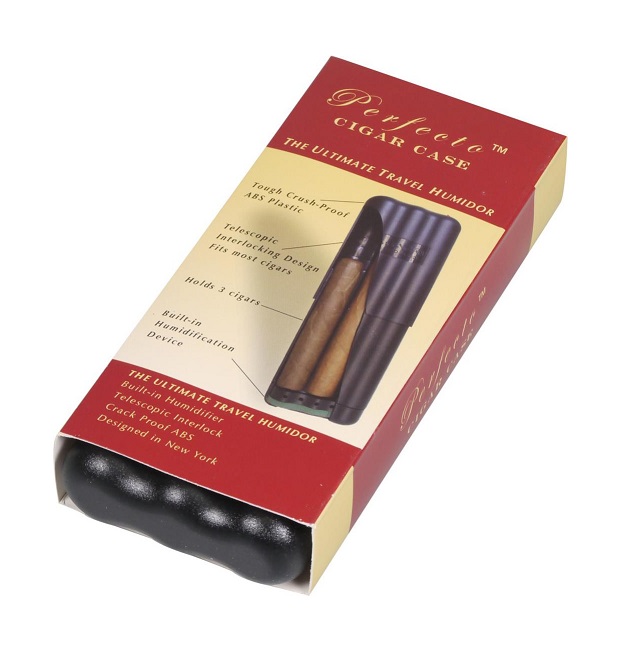 Cigarrfodral Perfecto - inbyggd fuktare