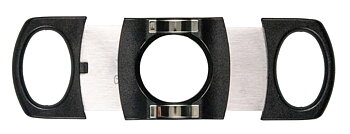 Passatore Cutter - Black with Cigar Rest - 2