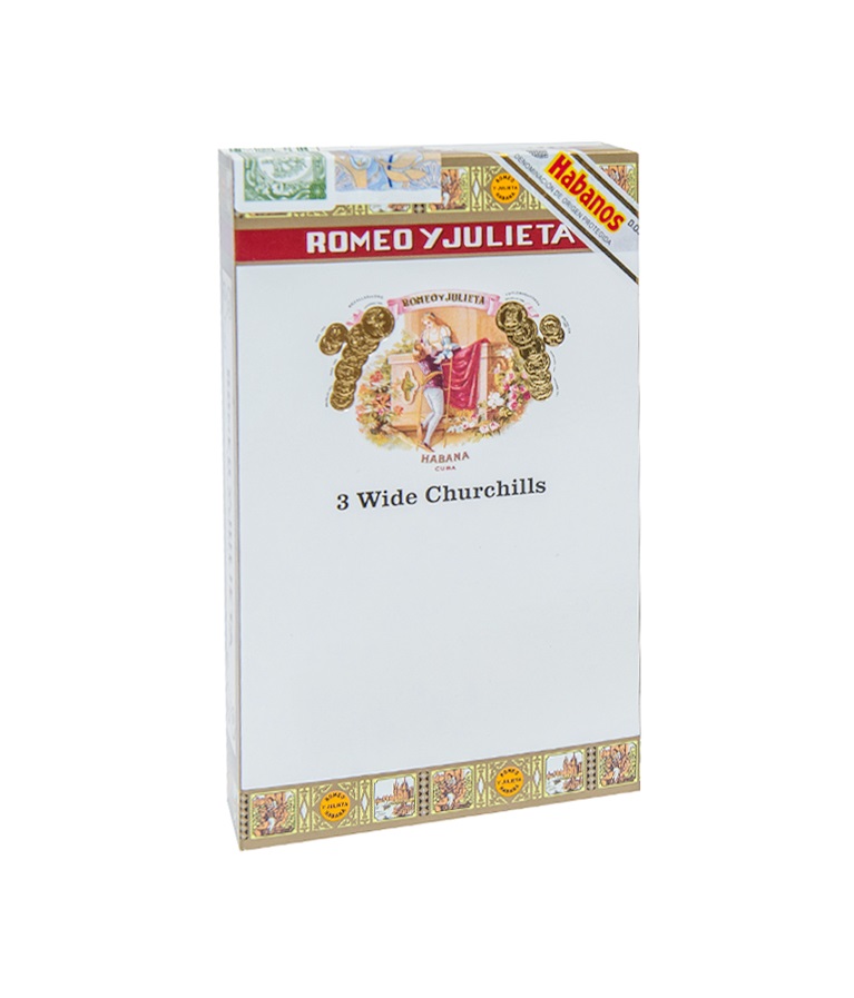 Romeo Y Julieta Wide Churchills Tubos 3p