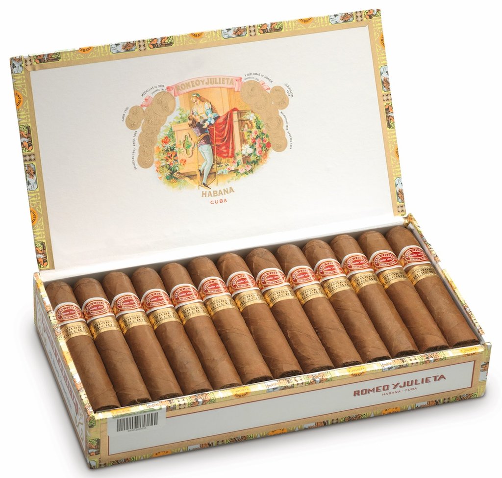 Romeo Y Julieta Short Churchills Robusto Open Box 25p