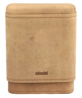 Adorini Cigarrfodral XL i äkta läder – Brun.  Detta cigarrfodral är klätt i spanskt cederträ på insidan för perfekt temporär cigarrförvaring. 