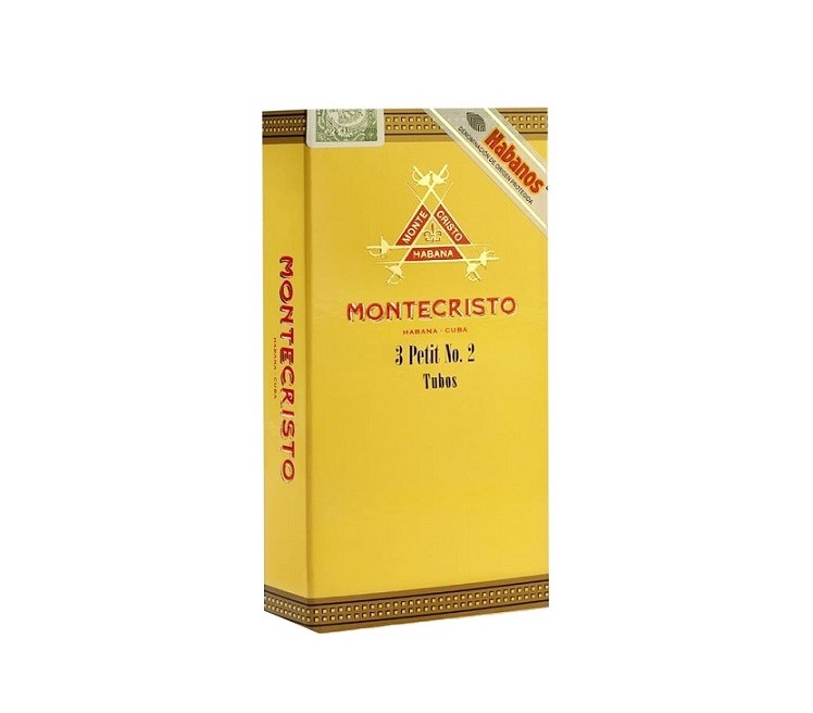 Montecristo Petit No. 2 Tubos Petit Pyramid Bundle 3p