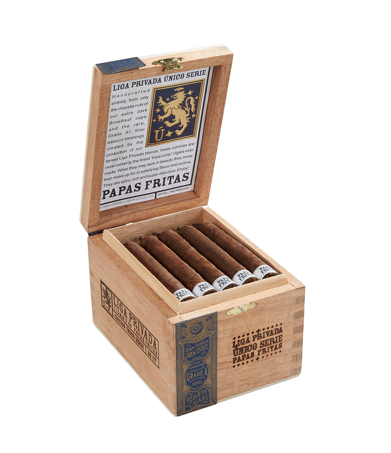 Drew Estate Liga Privada Unico Series Papas Fritas Open Box 25p
