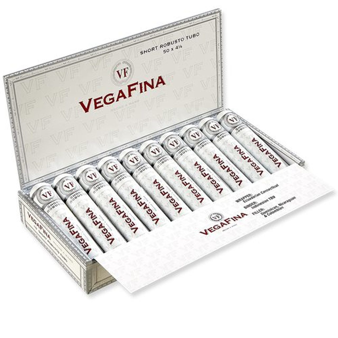 Vegafina Short Robusto Tubo Open Box 20p