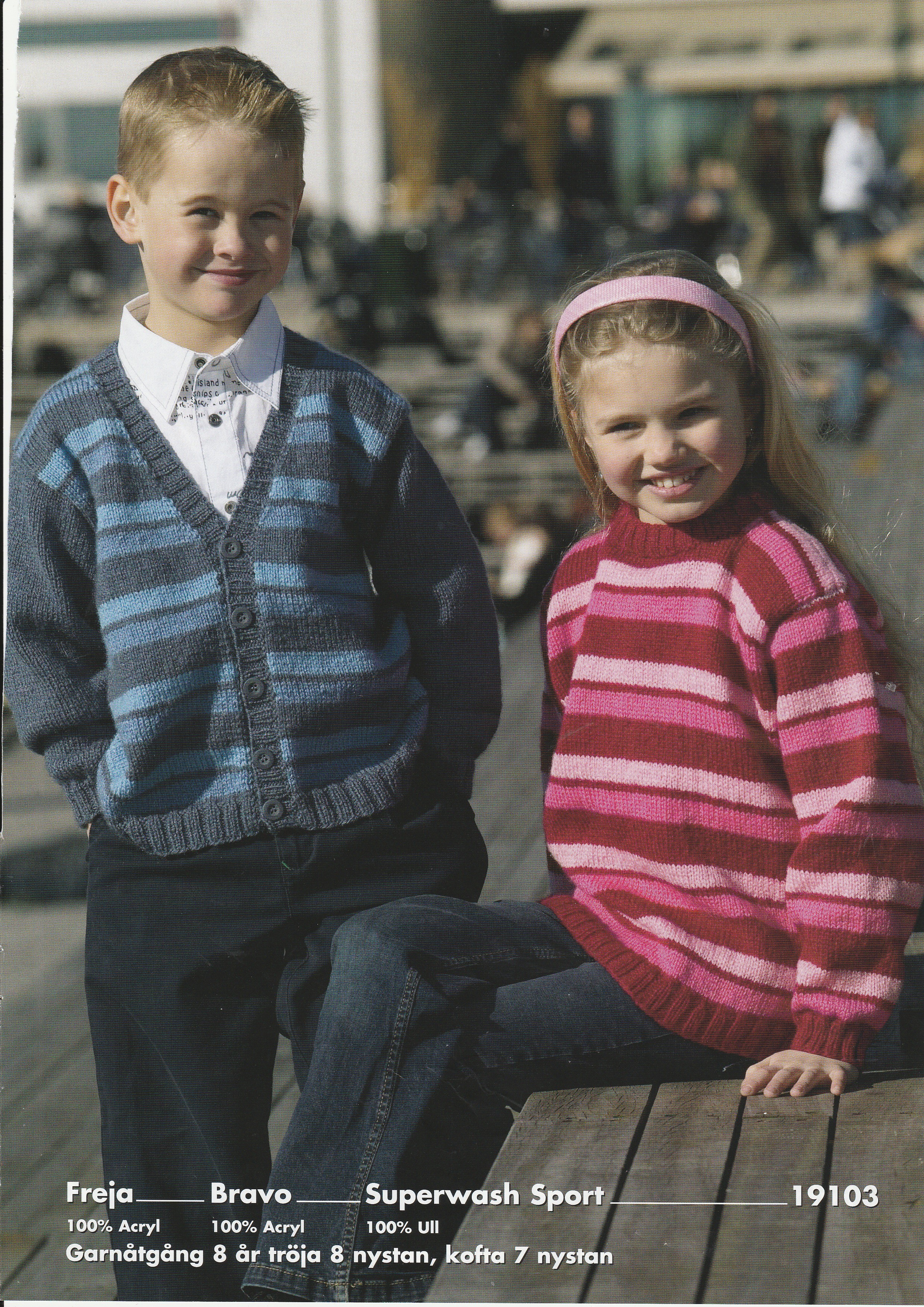 Mönsterbok i Baby, Freja, Raggsocksgarn och Oden - 5