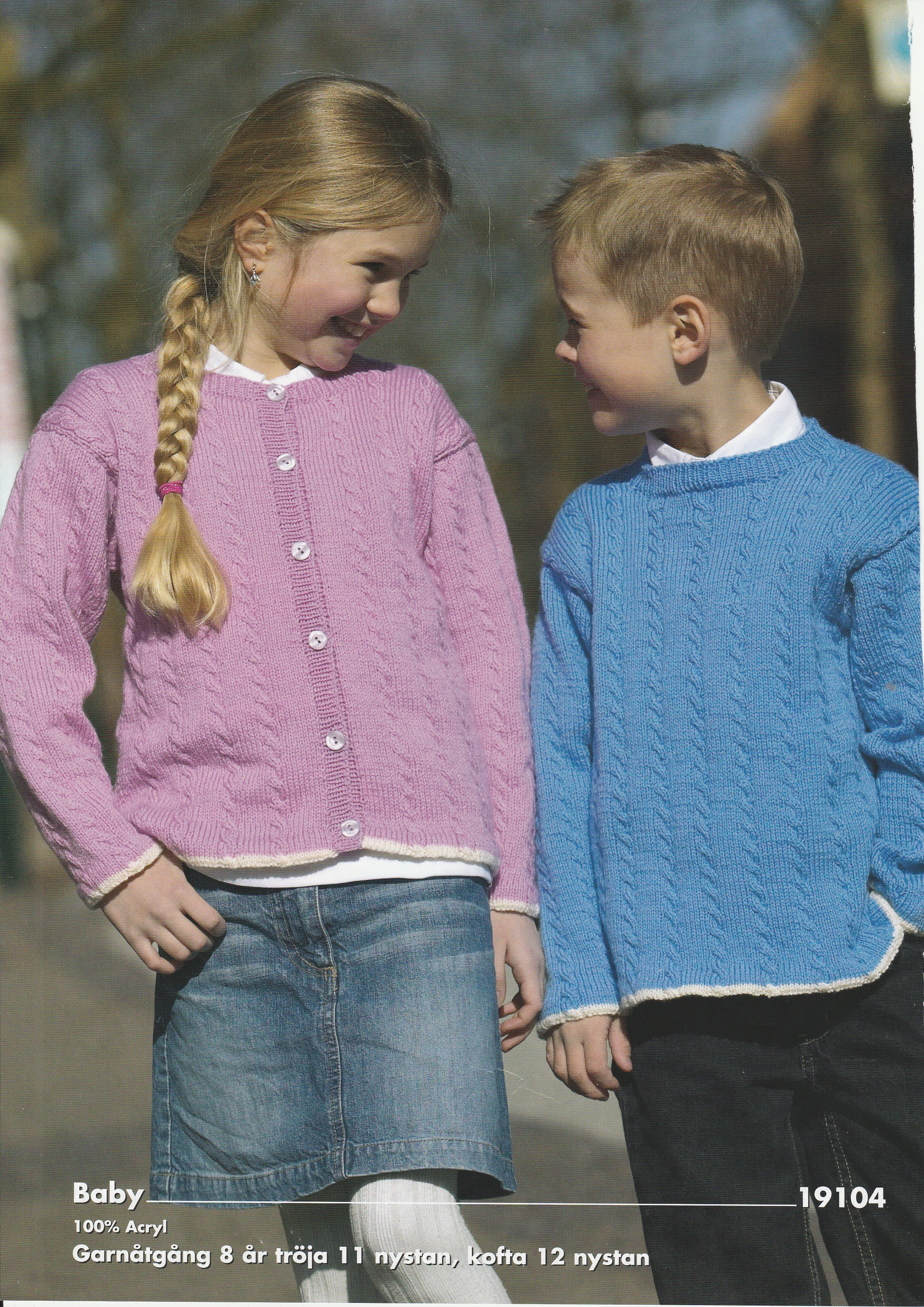 Mönsterbok i Baby, Freja, Raggsocksgarn och Oden - 7