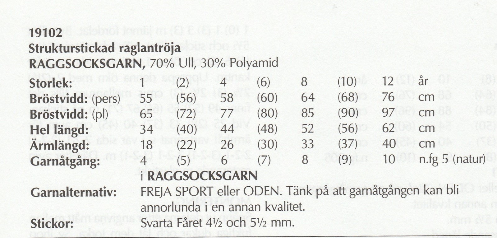 Mönsterbok i Baby, Freja, Raggsocksgarn och Oden - 4