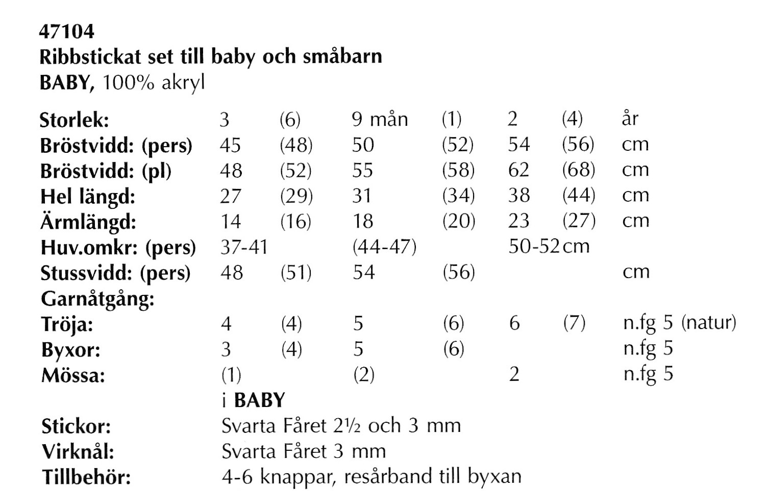 Mönsterbok i Baby - 8