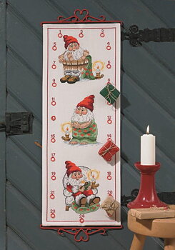 AdventskalenderTre tomtar