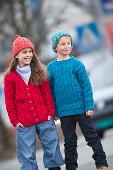 Stickmönster i Svarta Fårets  Raggsocksgarn.