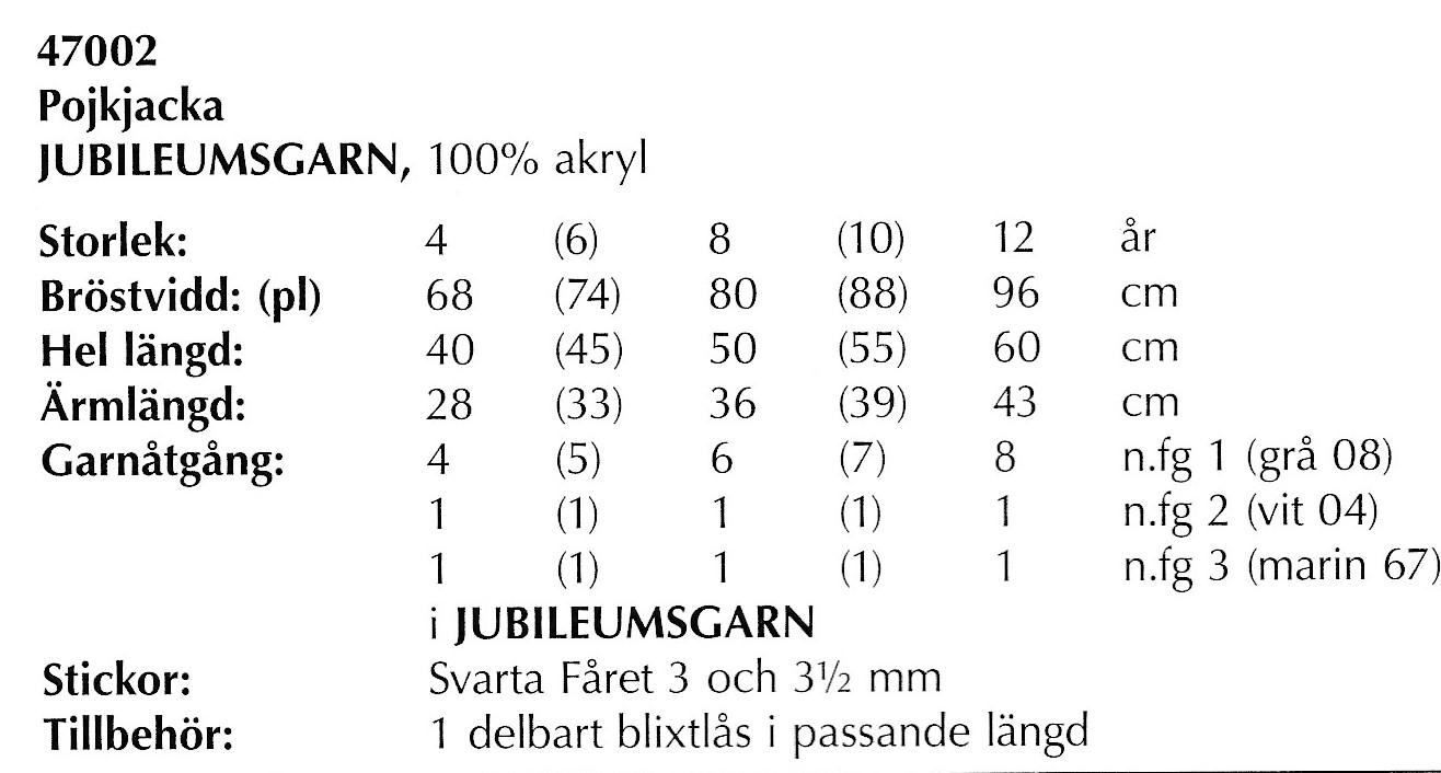 Mönsterbok i Jubileumsgarn / Freja - 4
