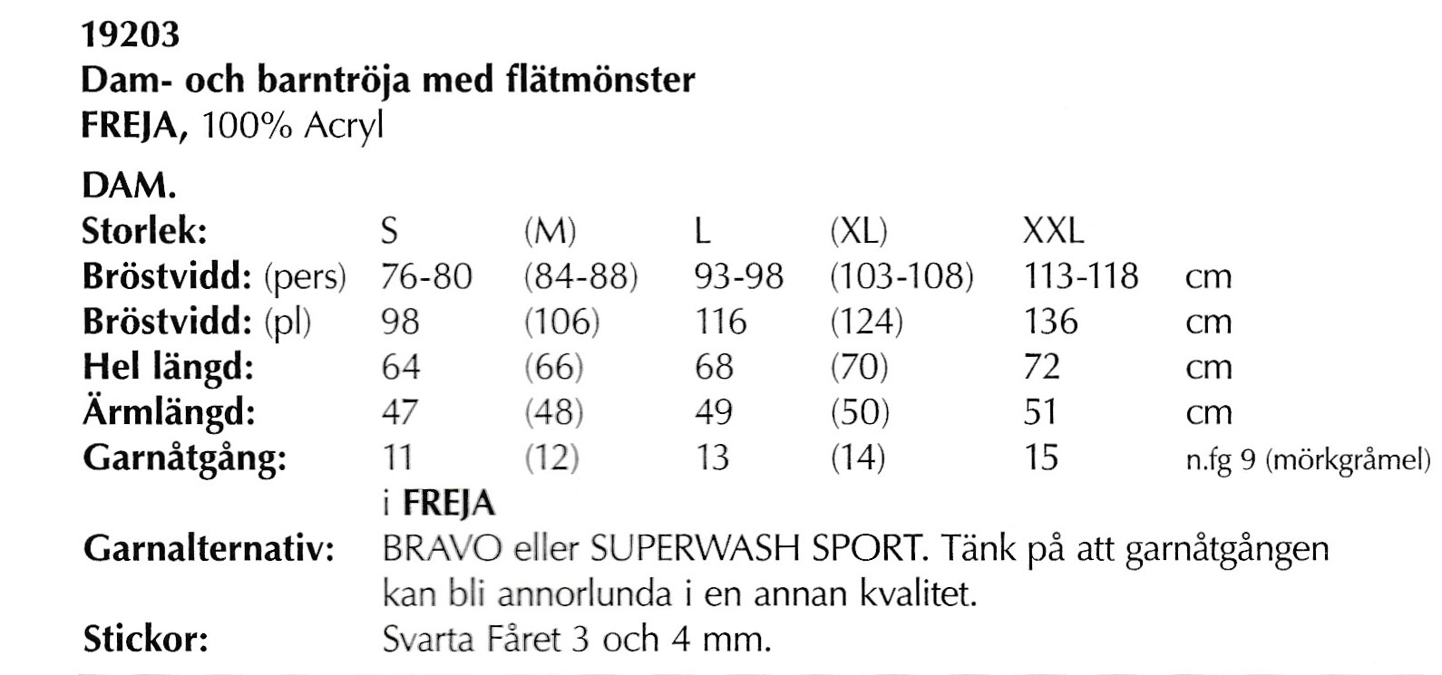 Mönsterbok till Freja, Raggsocksgarn m.fl - 7
