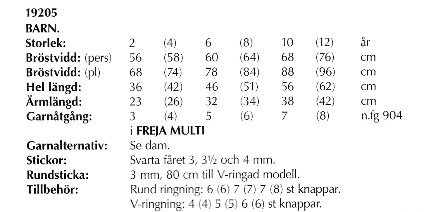 Mönsterbok till Freja, Raggsocksgarn m.fl - 14