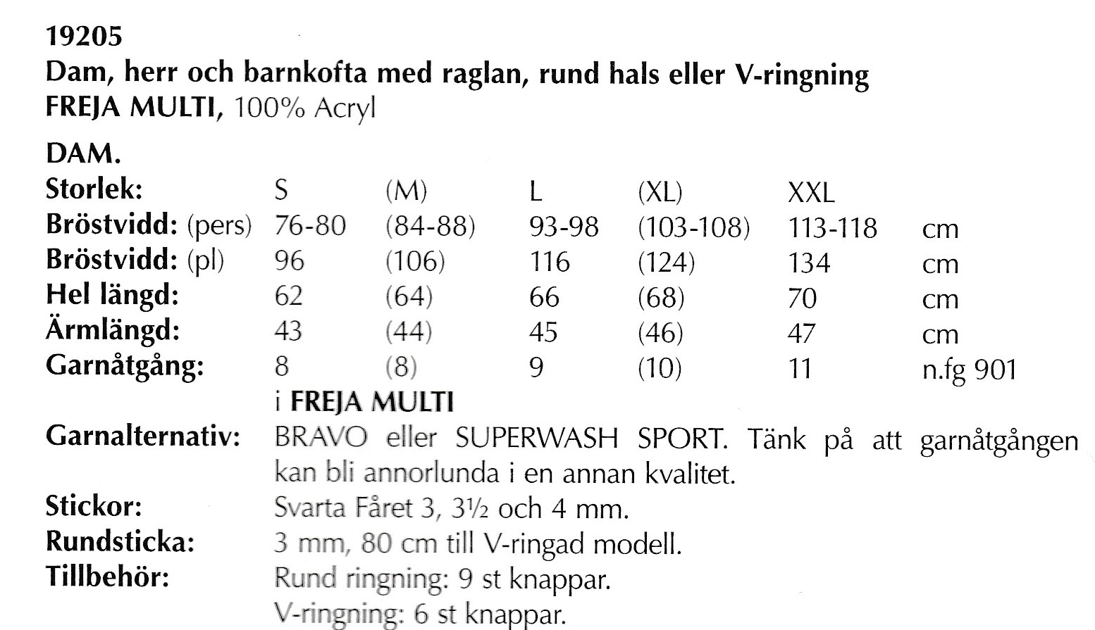 Mönsterbok till Freja, Raggsocksgarn m.fl - 13
