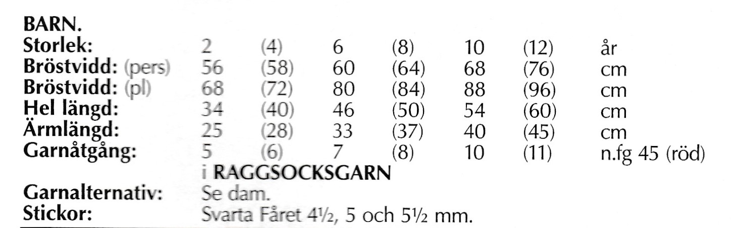 Mönsterbok till Freja, Raggsocksgarn m.fl - 22