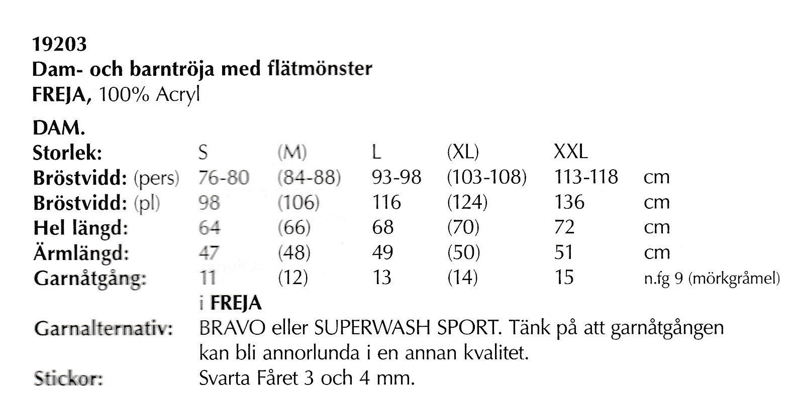 Mönsterbok till Freja, Raggsocksgarn m.fl - 8