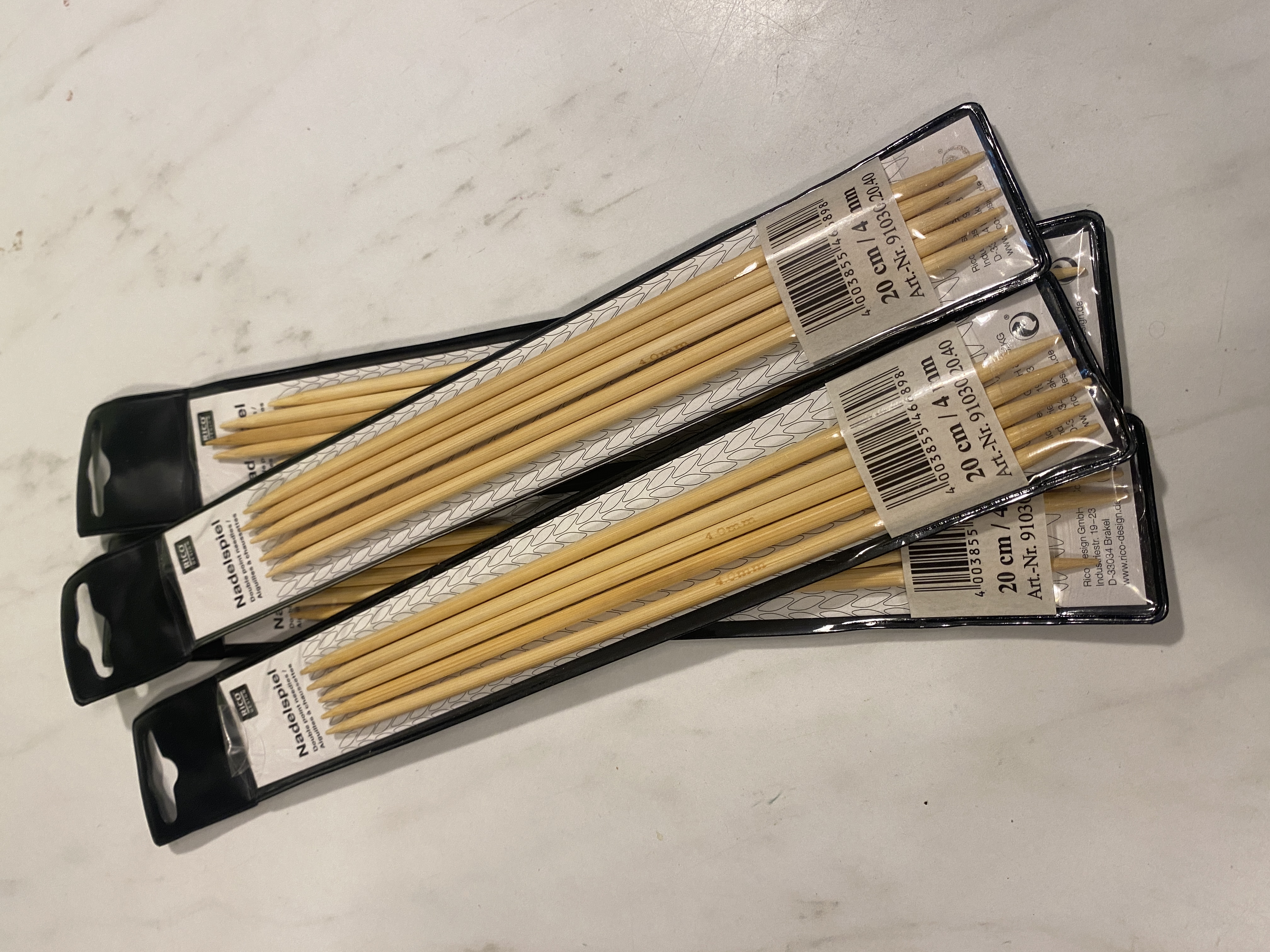 Strumpstickor från Rico nr 4.