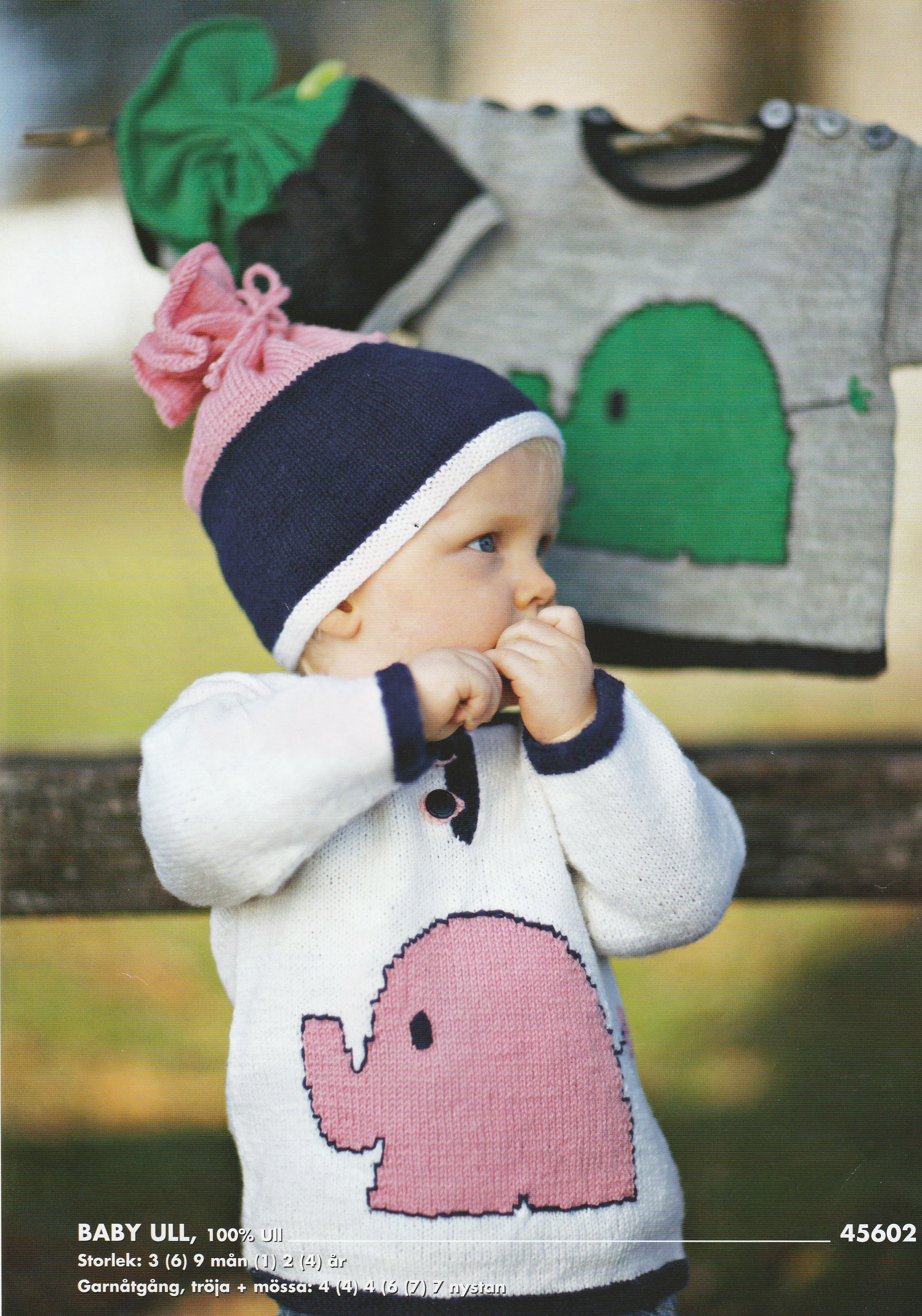 Mönsterbok i Baby ull - 3