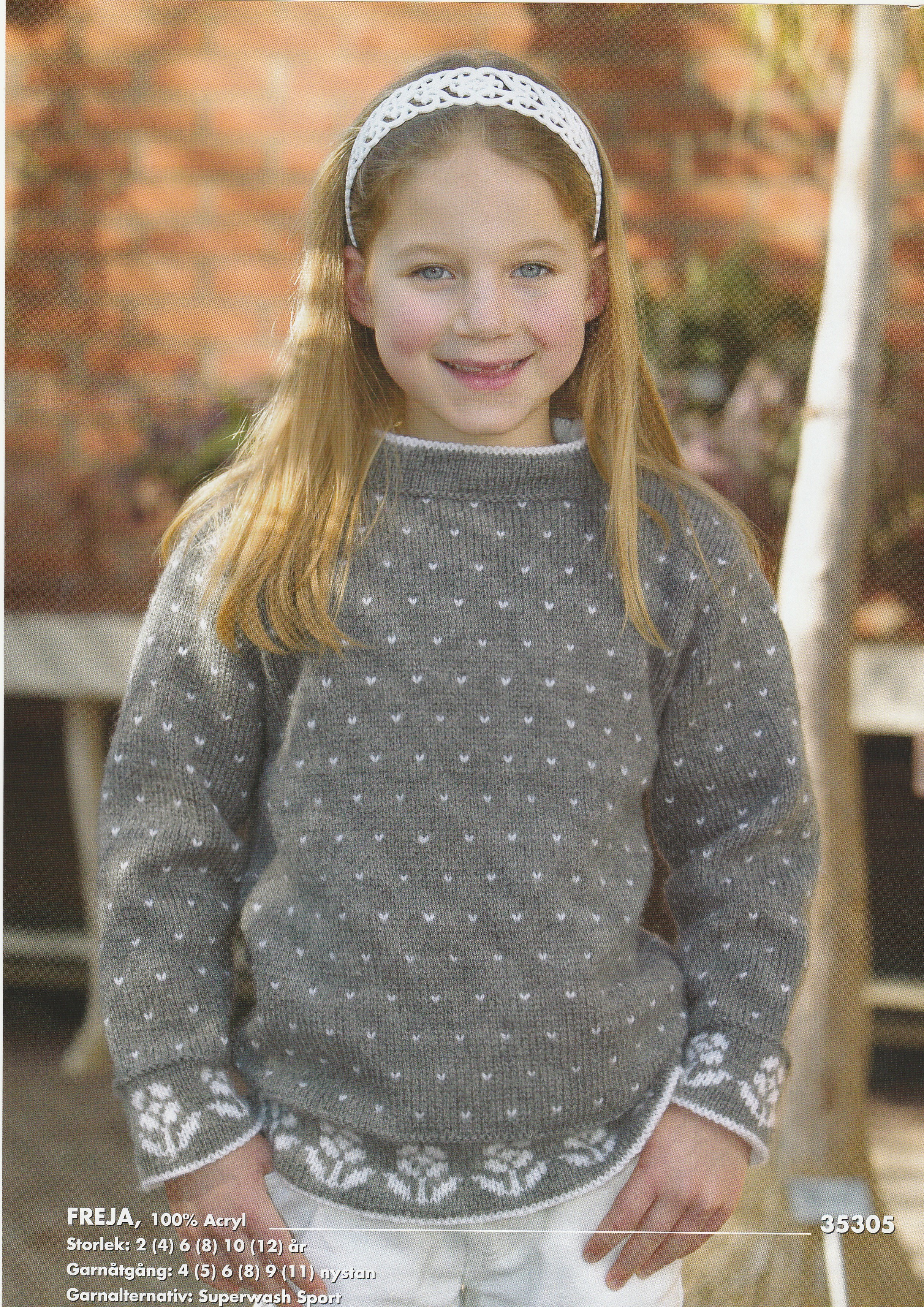 Mönsterbok  i Freja. - 9