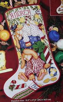 Julstrumpa  I väntan på Tomten