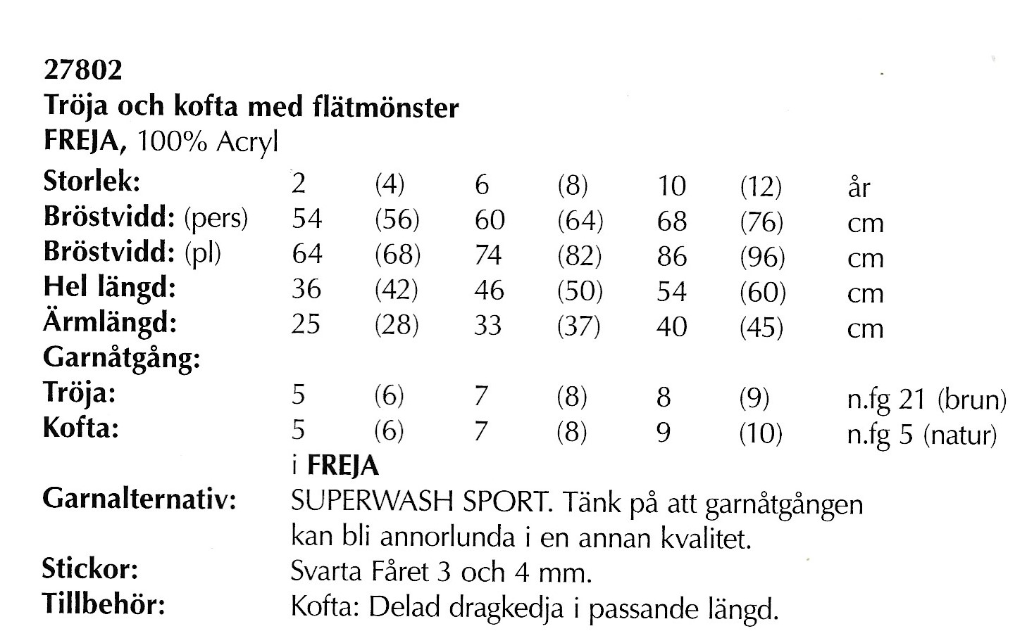 Mönsterbok i Freja - 4