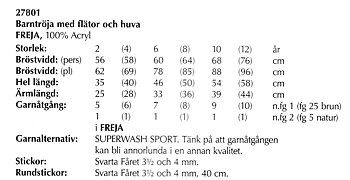 Mönsterbok i Freja