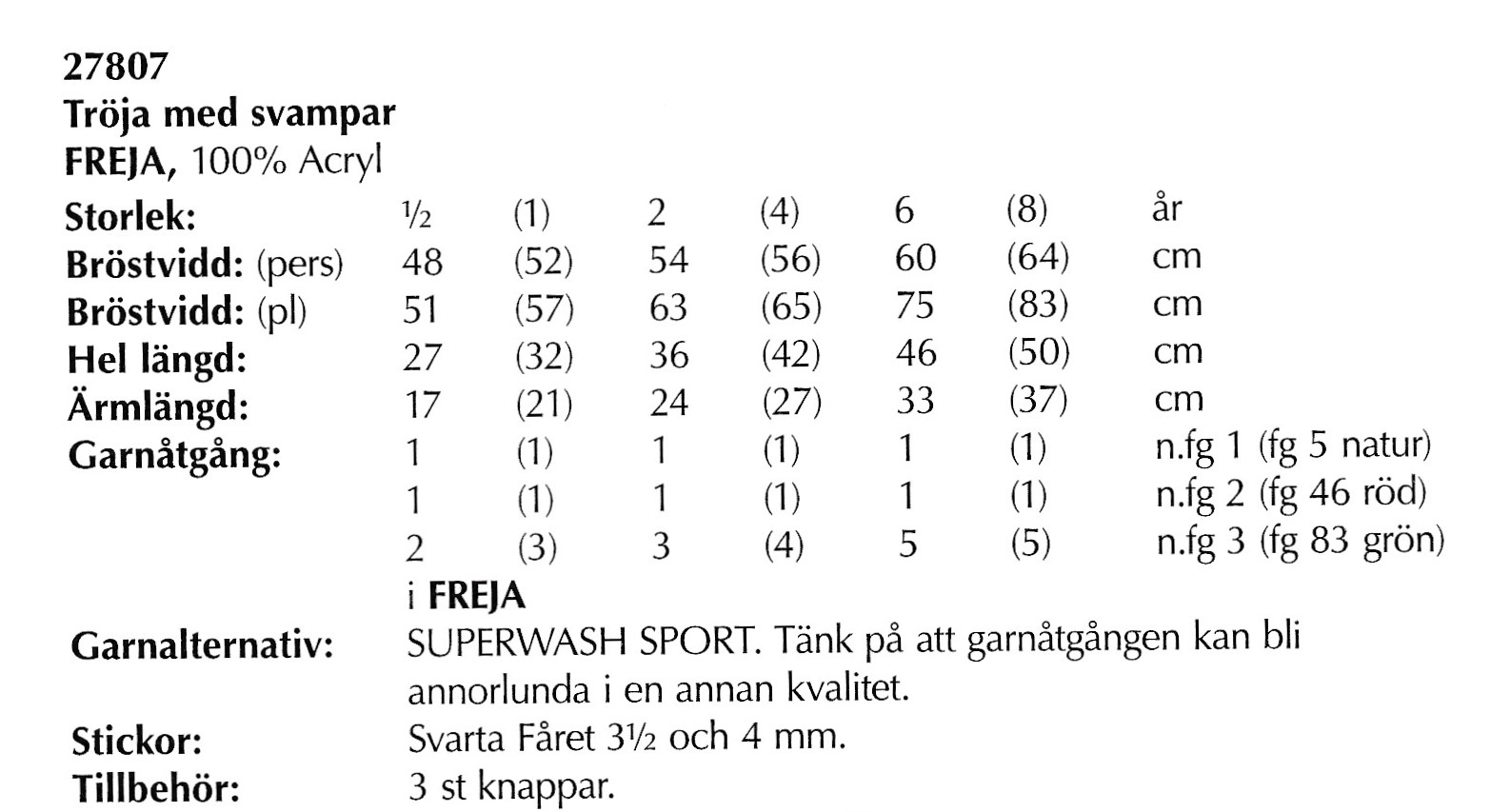 Mönsterbok i Freja - 14