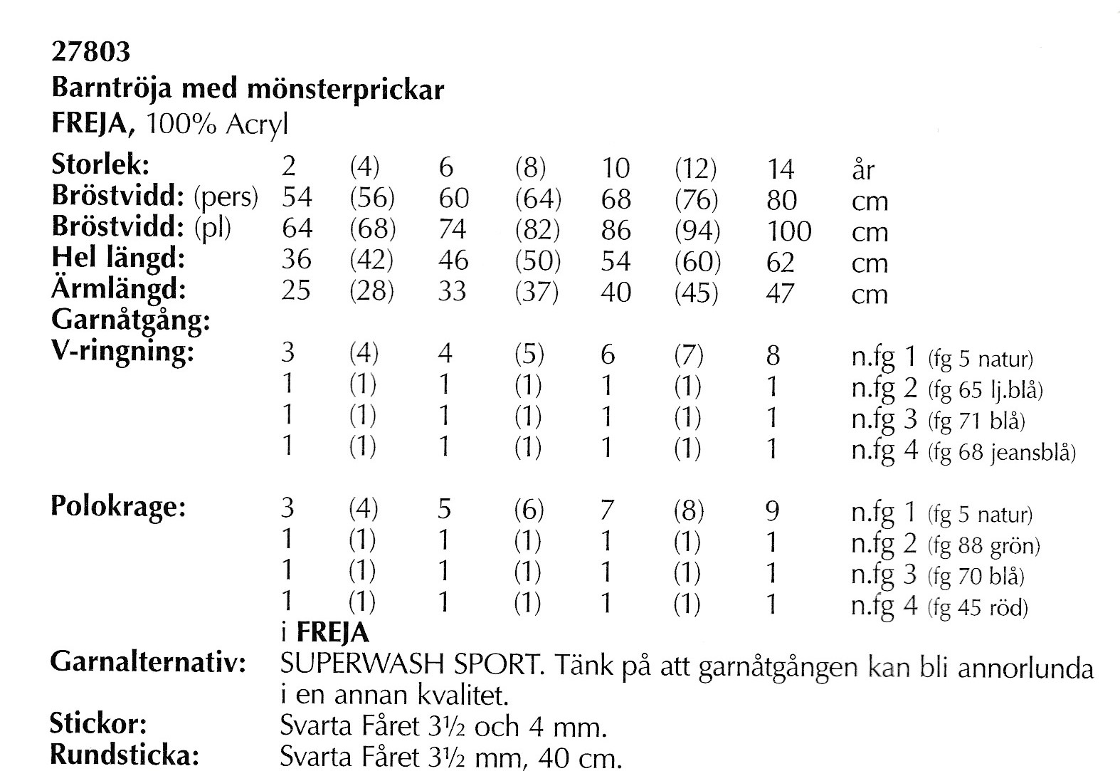 Mönsterbok i Freja - 6