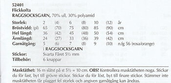 Mönsterbok i Raggsocksgarn