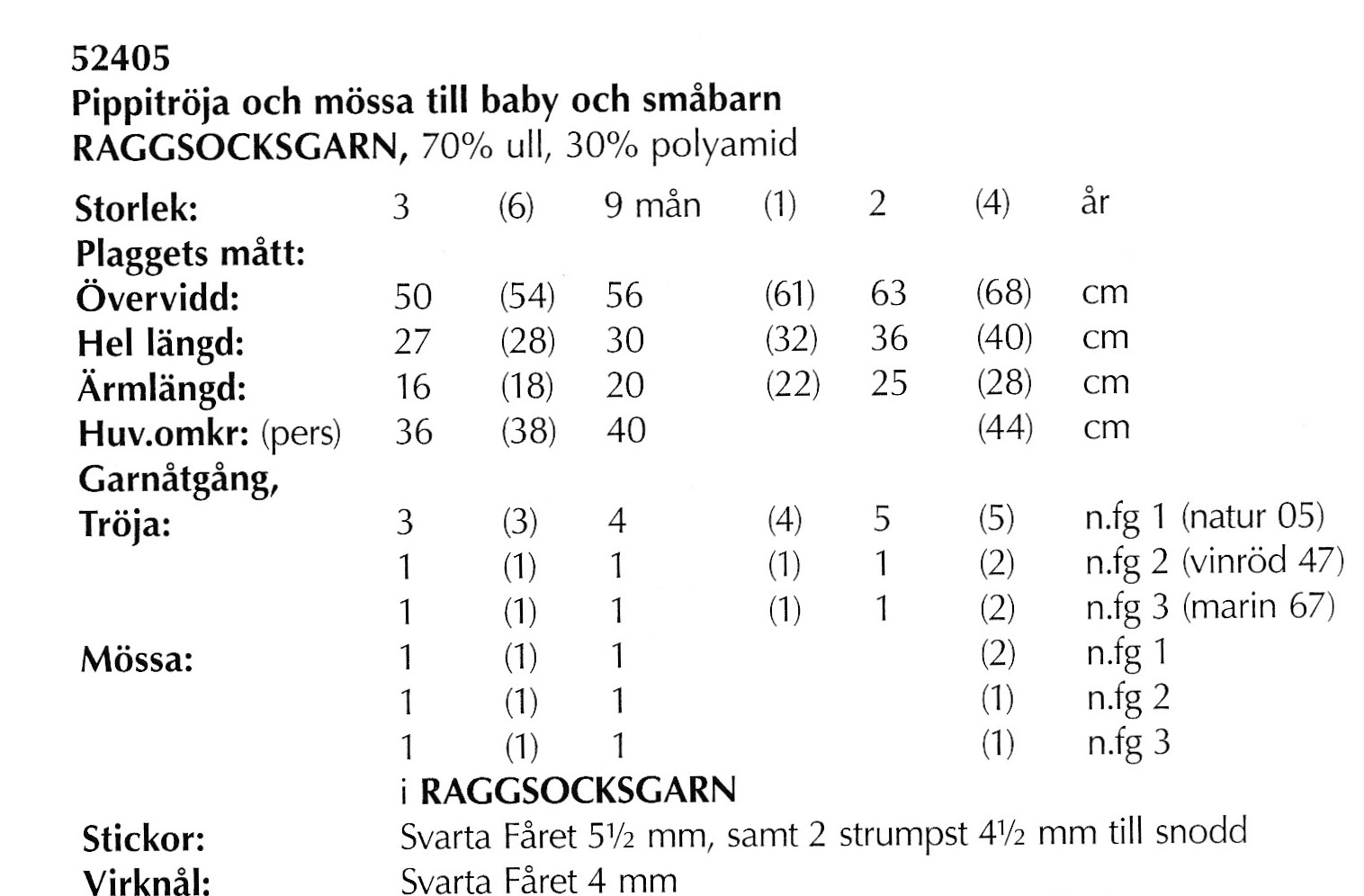 Mönsterbok i Raggsocksgarn - 11