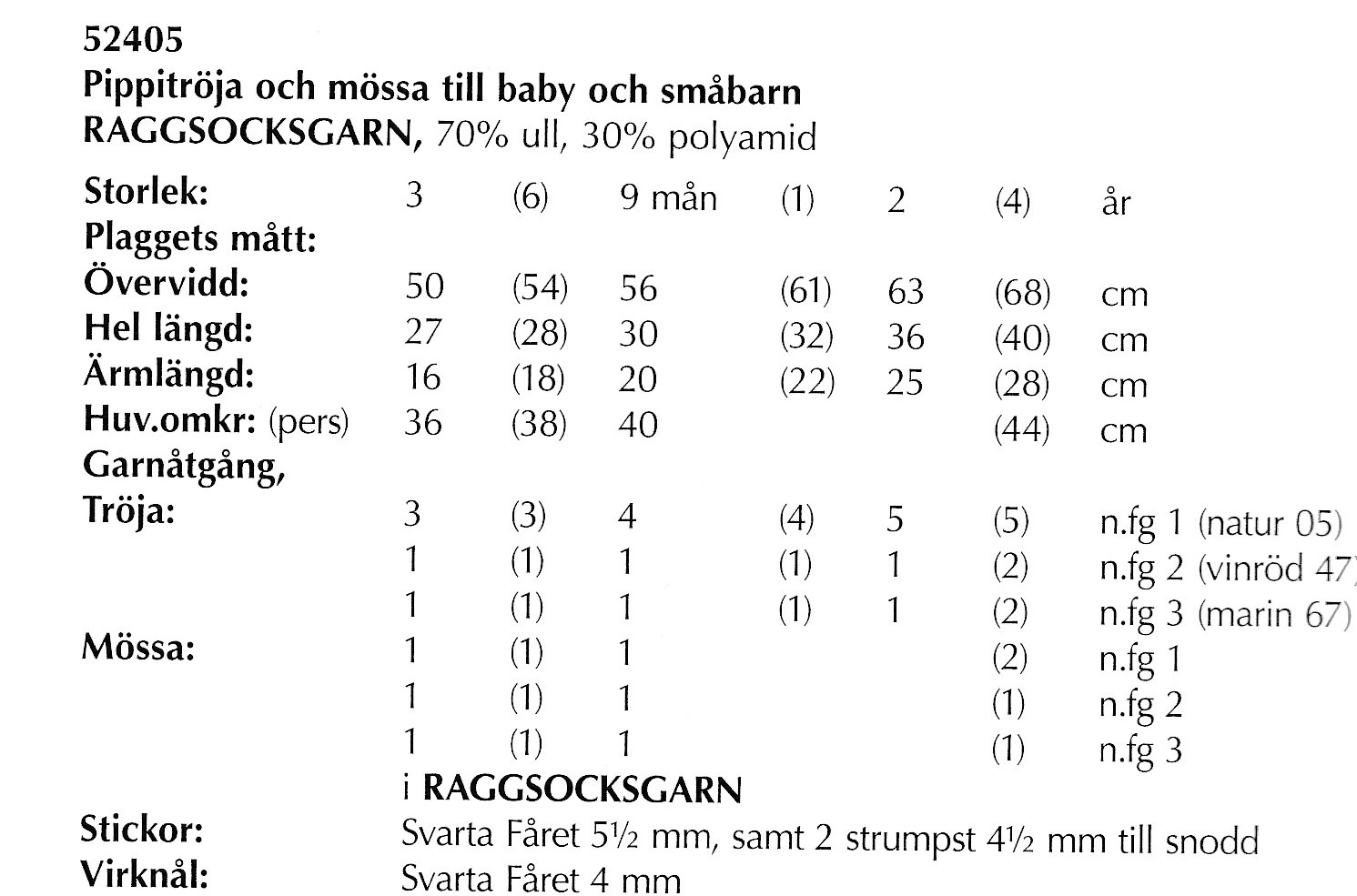 Mönsterbok i Raggsocksgarn - 9