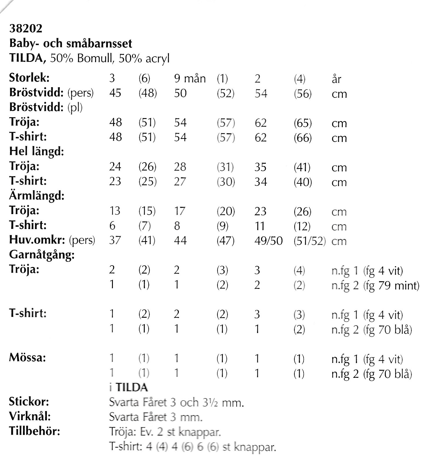 Mönsterbok i Tilda - 4