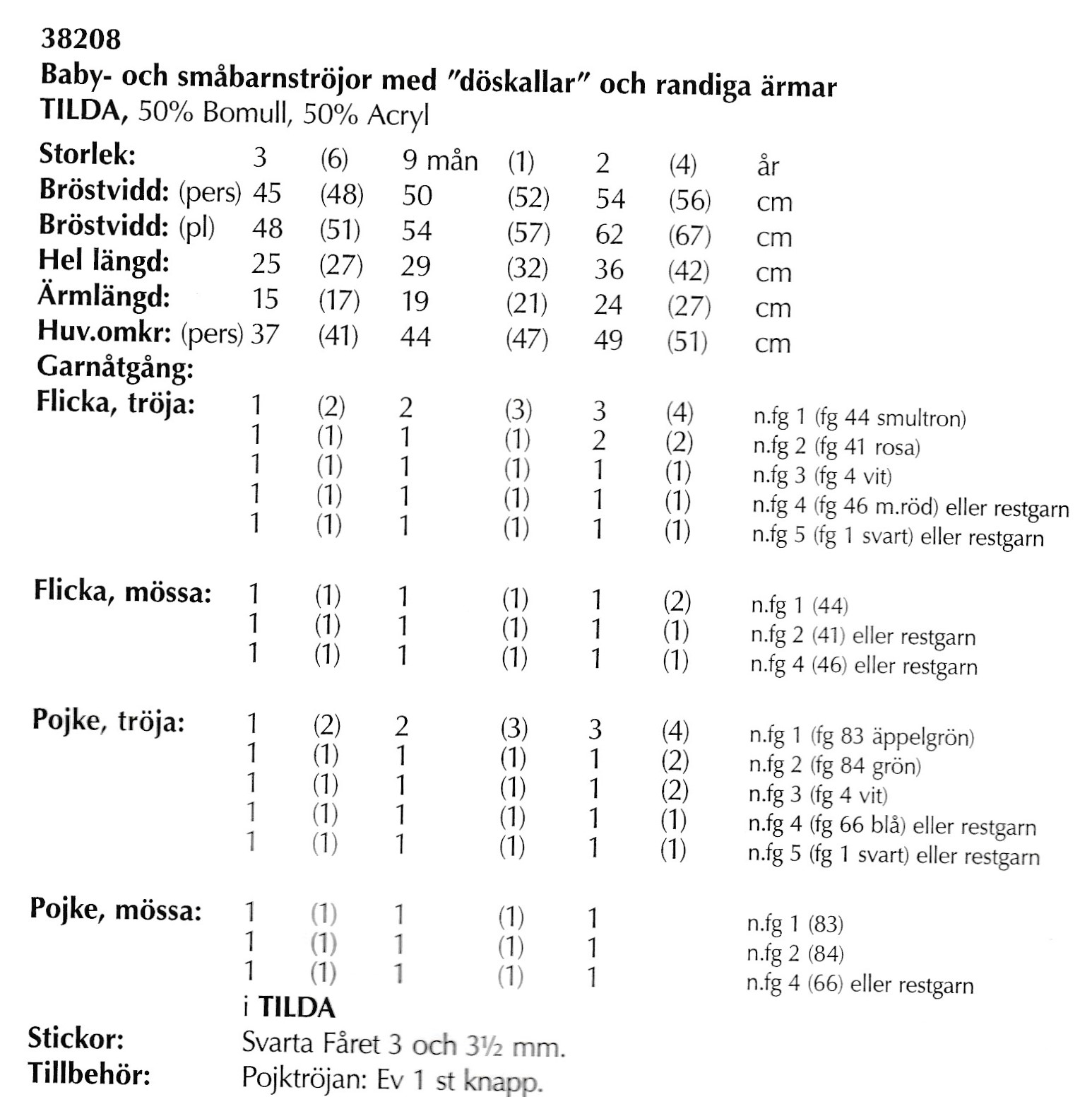 Mönsterbok i Tilda - 18