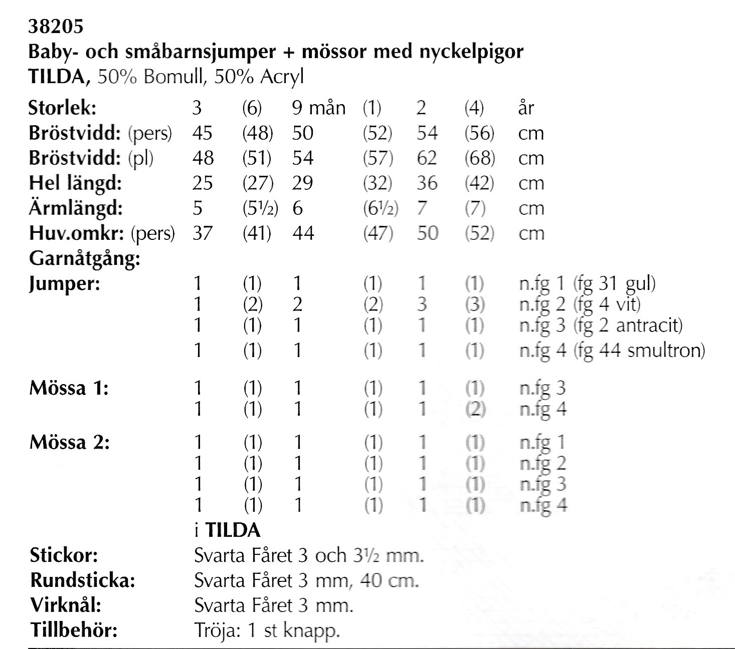 Mönsterbok i Tilda - 10