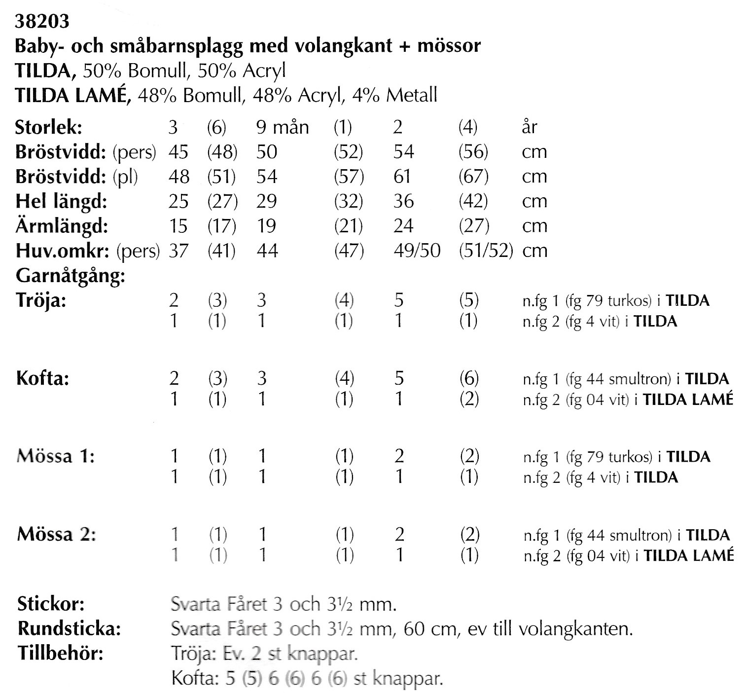 Mönsterbok i Tilda - 6