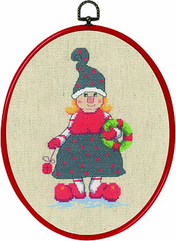 Julflexitavla  Tomteflicka