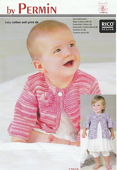 Stickbeskrivning i Rico Baby Cotton Soft Print