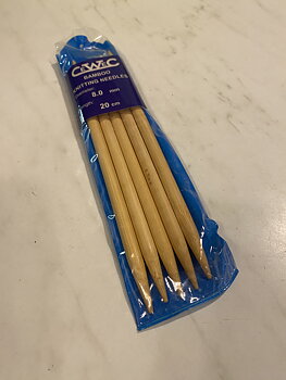 Strumpstickor i Bamboo nr  8