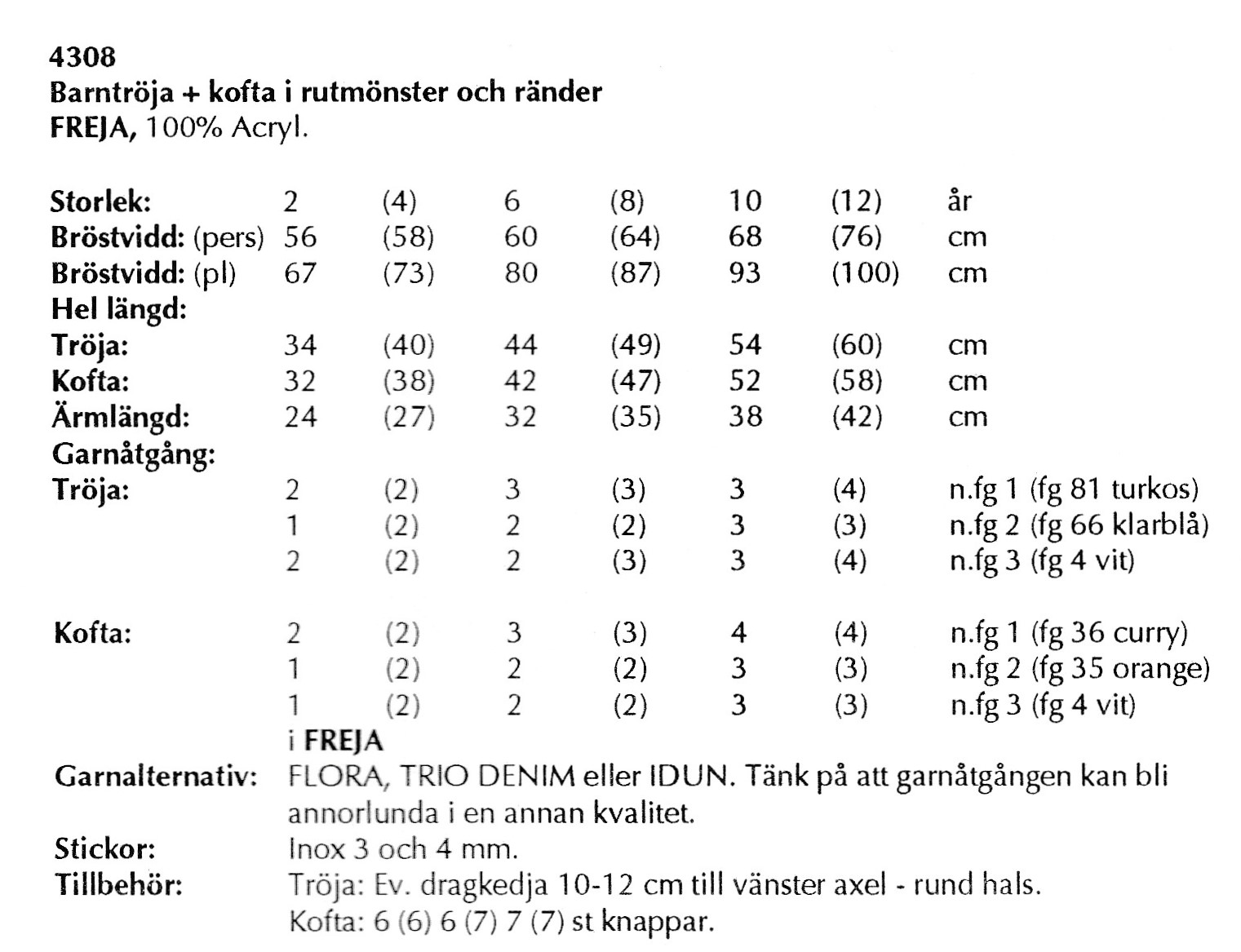 Mönsterbok i Tilda / Freja - 17